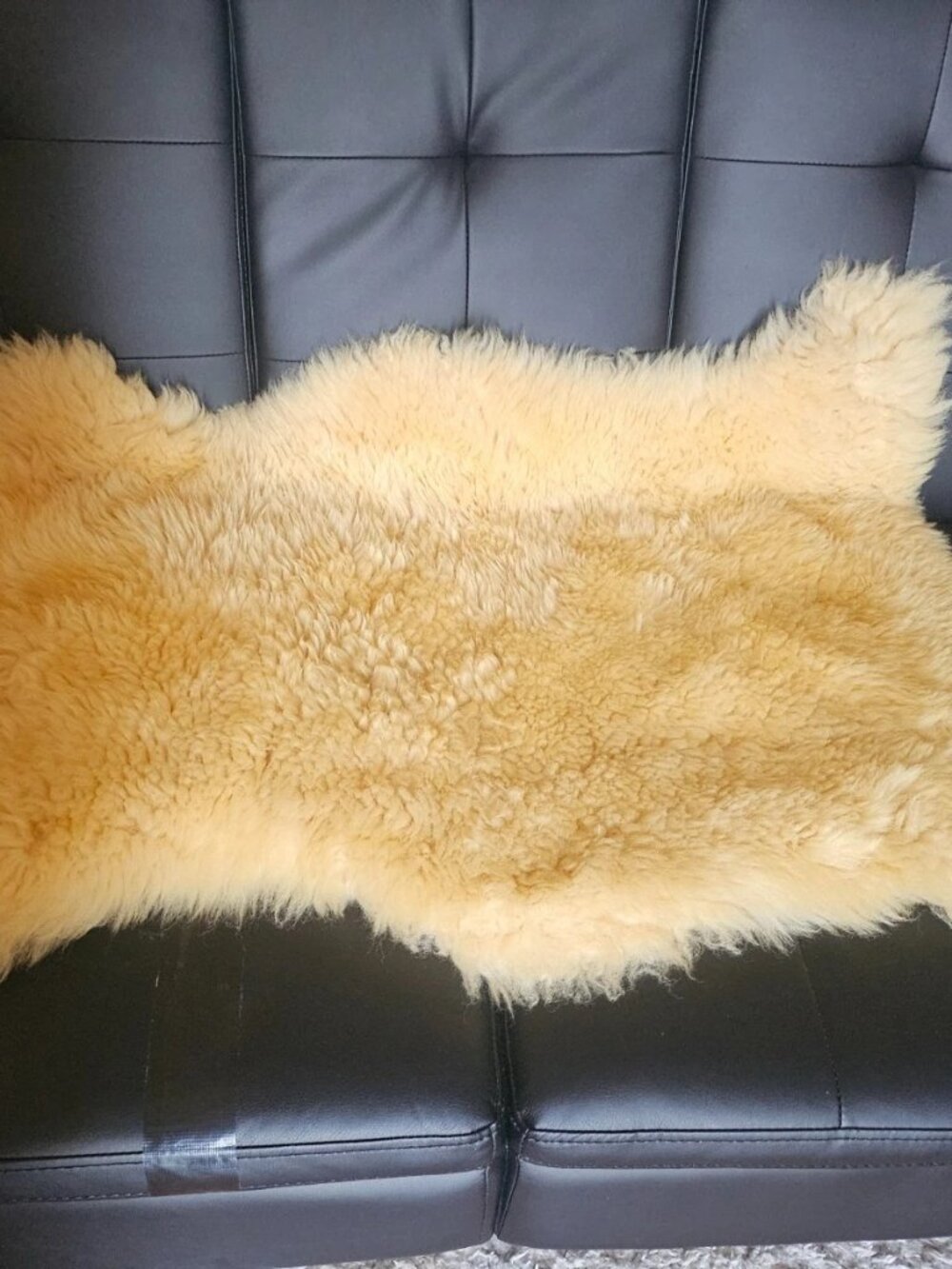 Real Fur Rug Sheepskin Genuine Leather Area Rug Handmade Soft Home Decor Rug - Picture 3 of 12